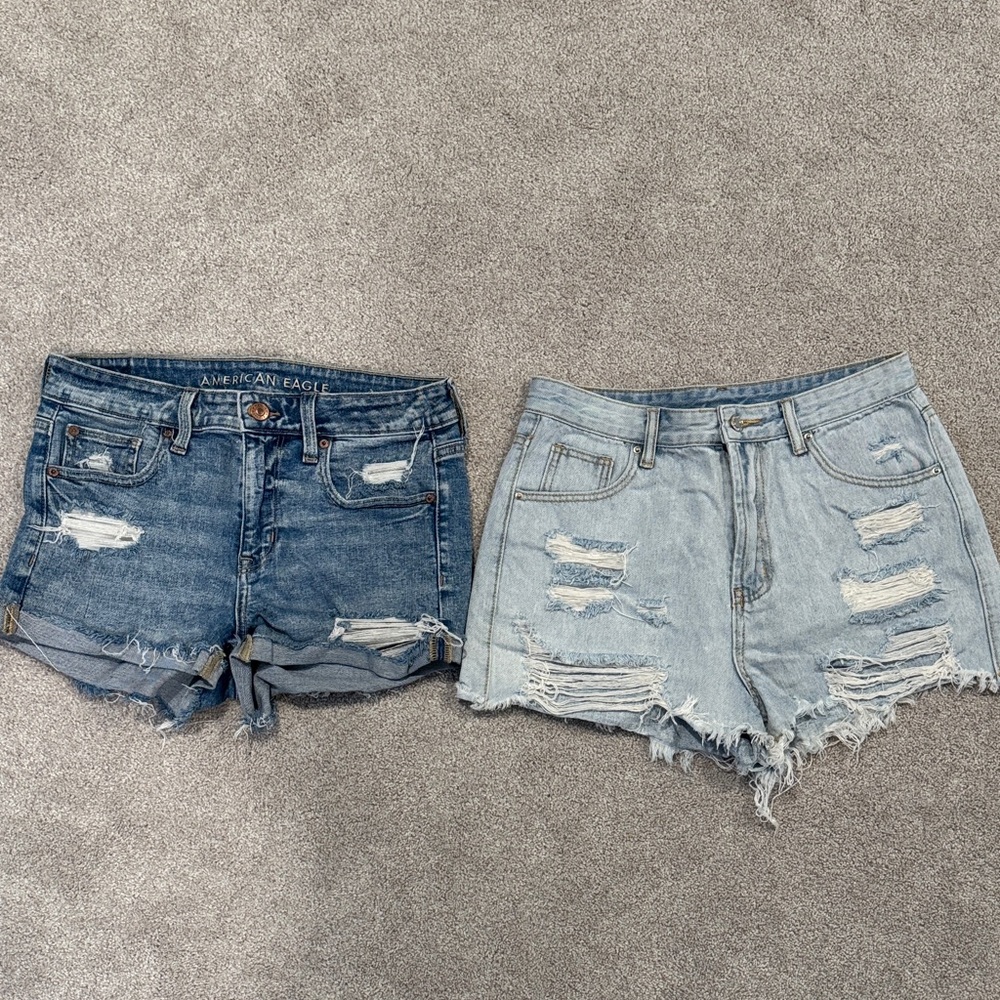 Bundle of Jean shorts- size 6